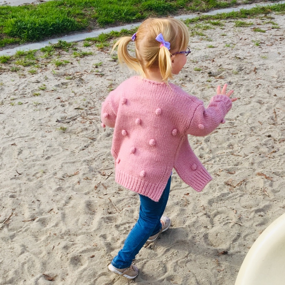 Pom Pom Cardi Pink TODDLER GIRL *NEW* - Picture 8 of 8